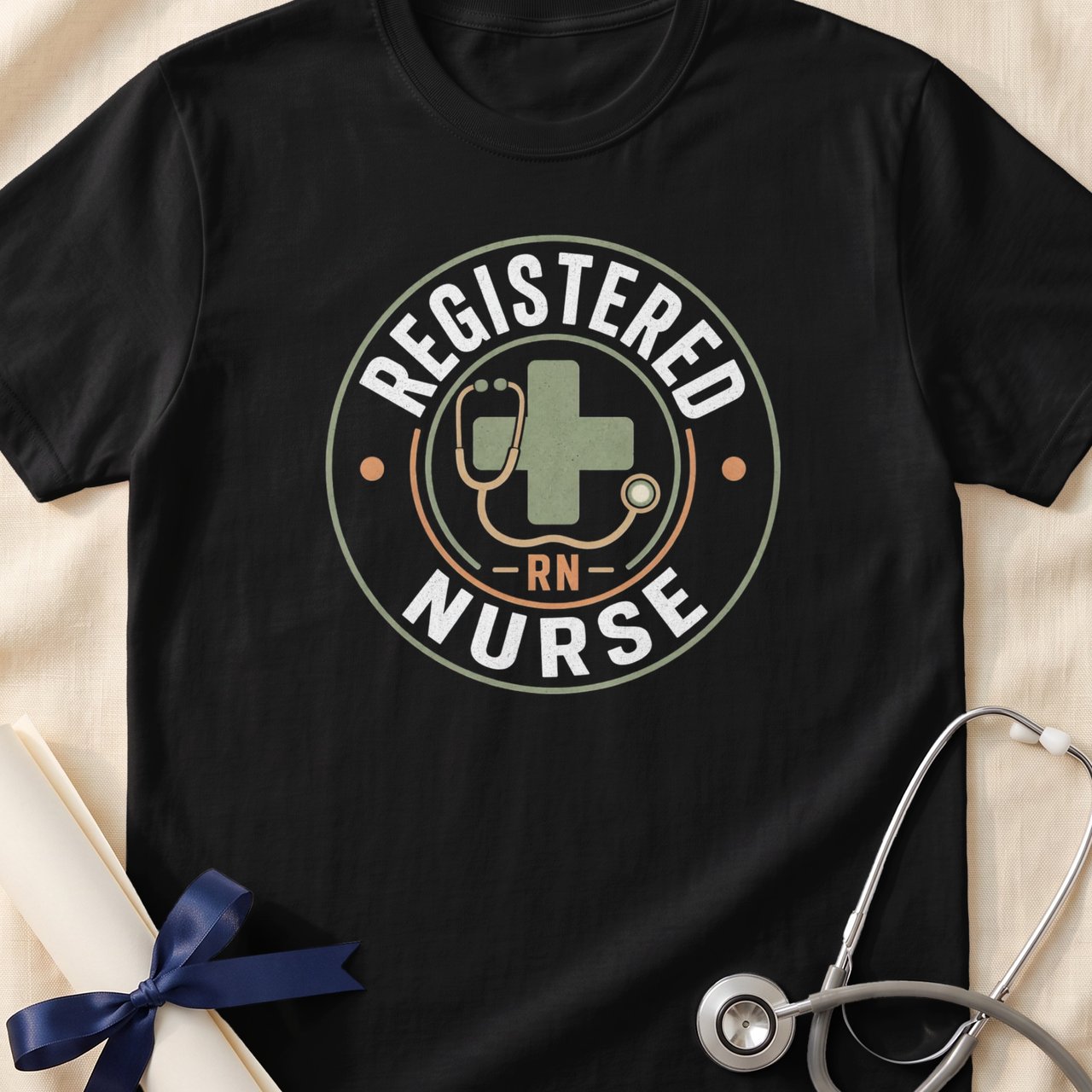 Registered Nurse RN Emblem T-Shirt