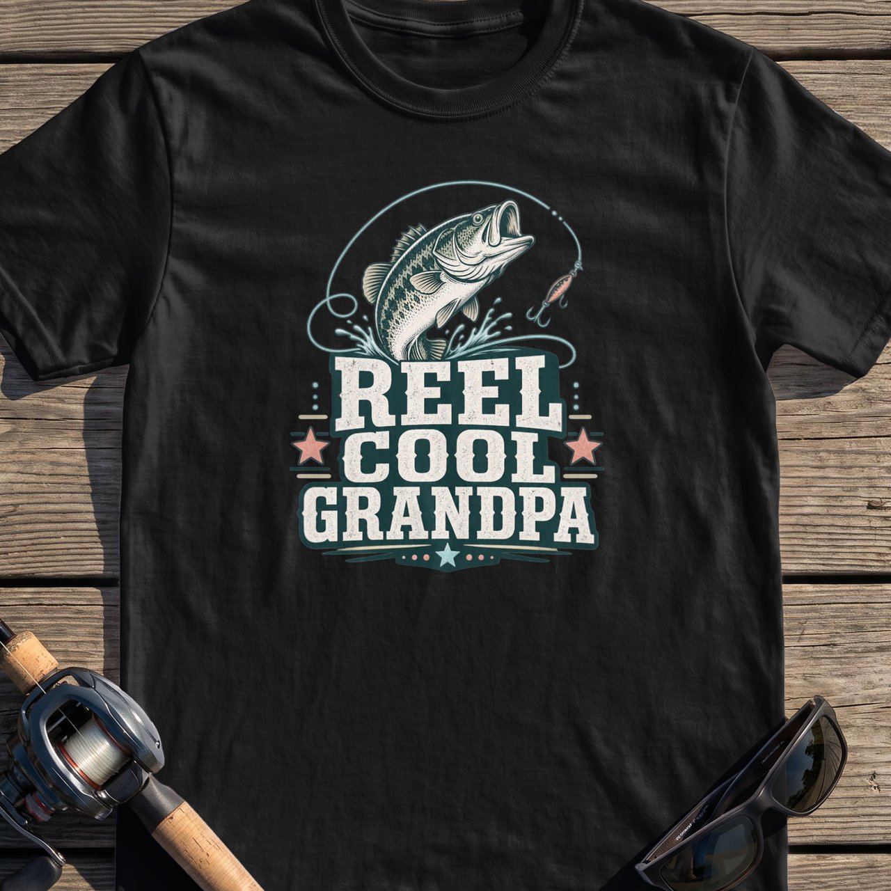 Reel Cool Grandpa Tee