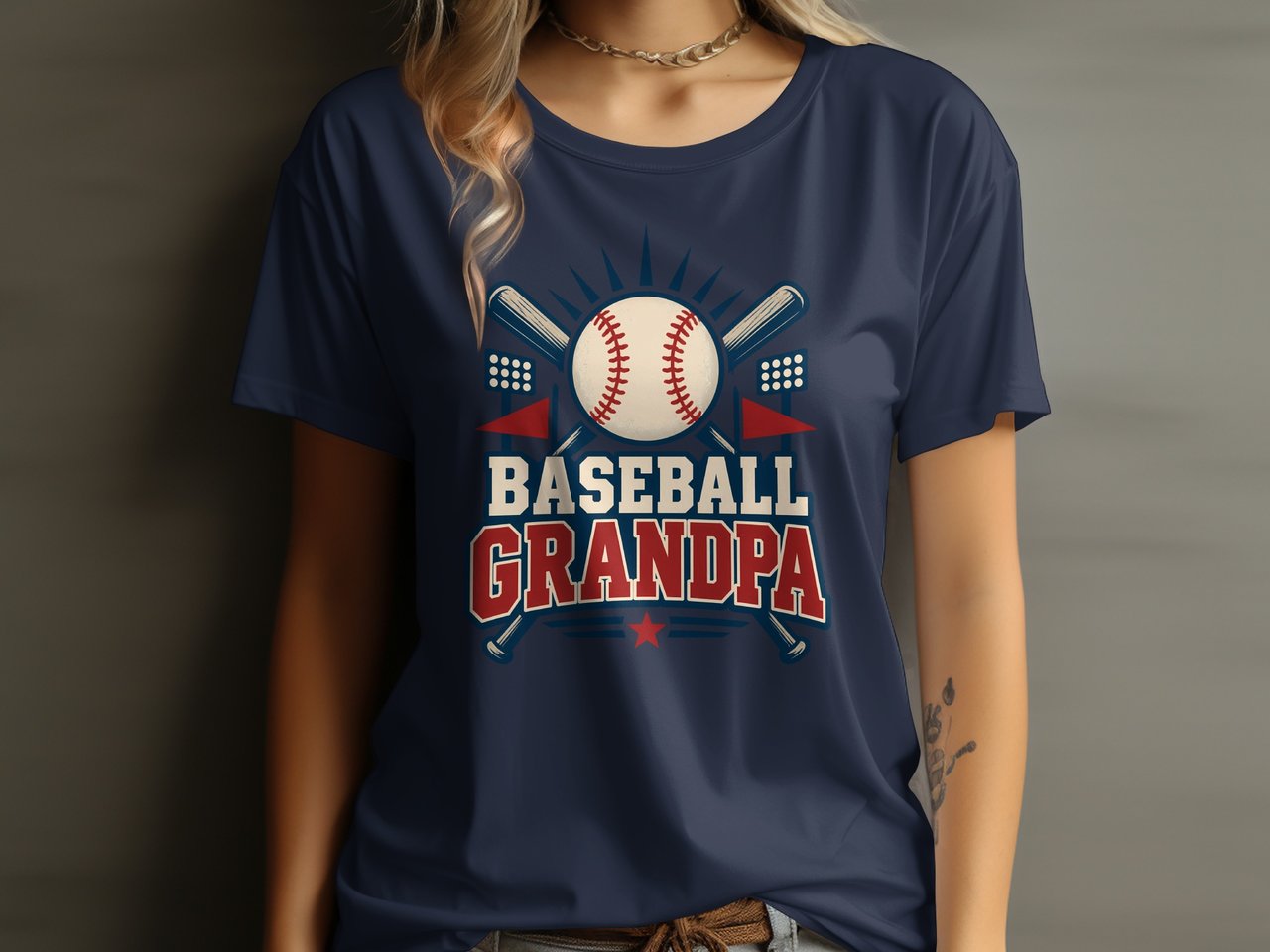 Baseball Grandpa Tee or Sweatshirt