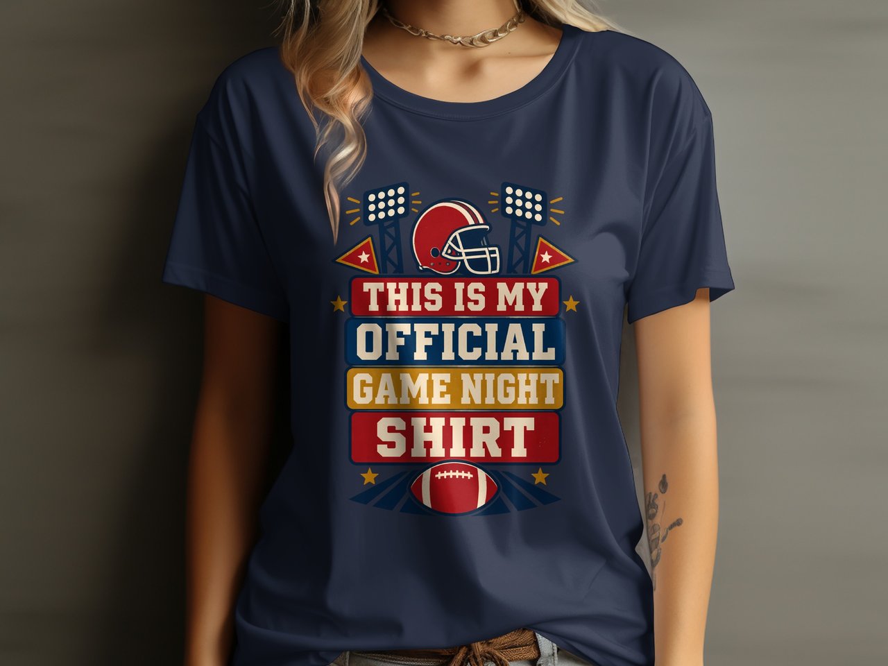 Official Game Night Football Tee or Sweatshirt