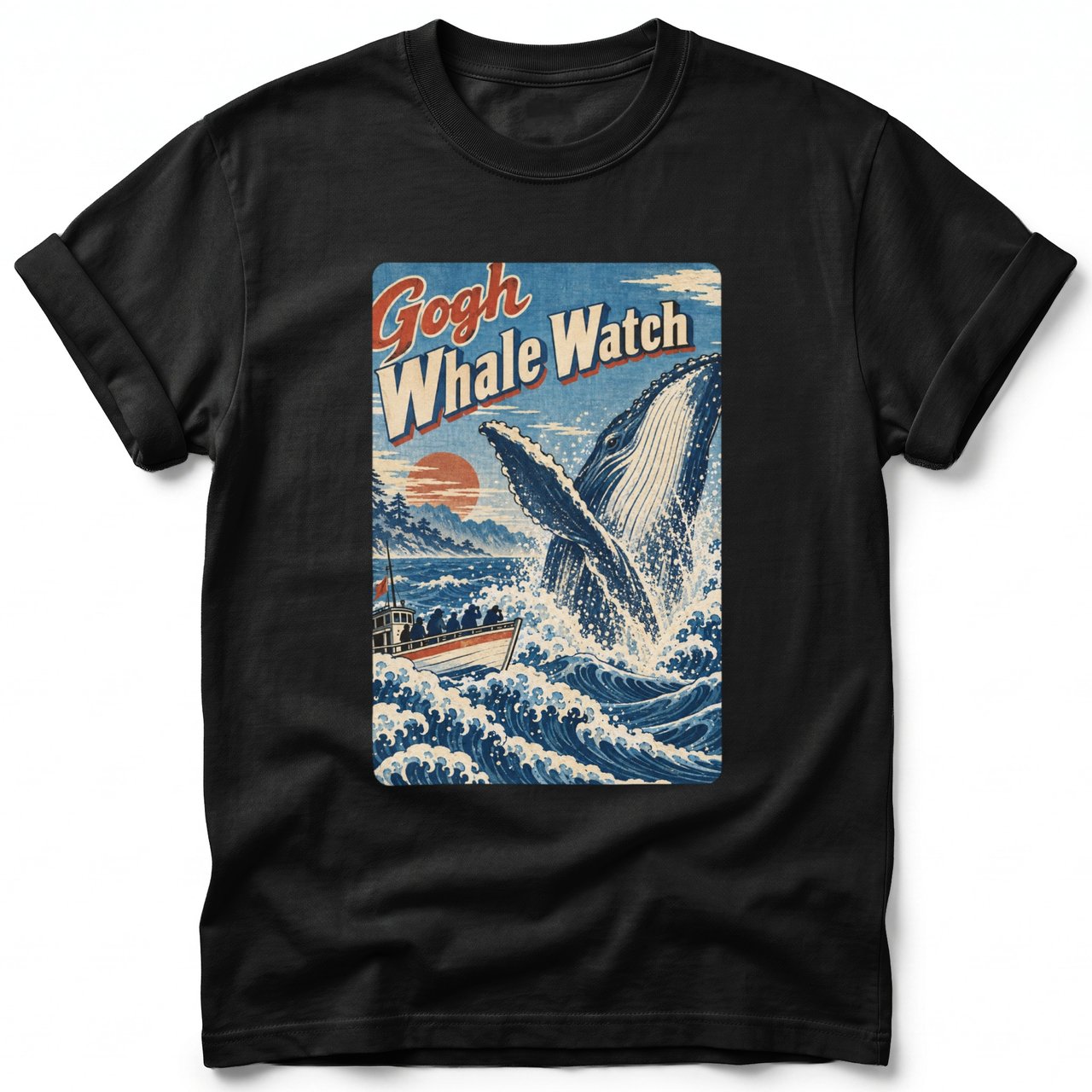 Gogh Whale Watch ~ Comfort Colors Premium Tee