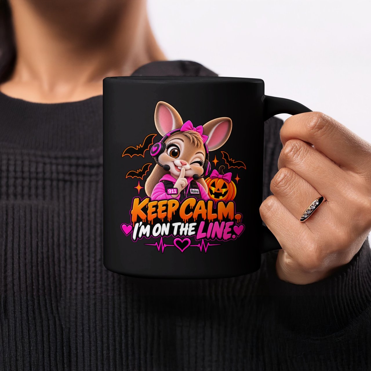 Keep Calm Im On The Line Dispatcher Mug
