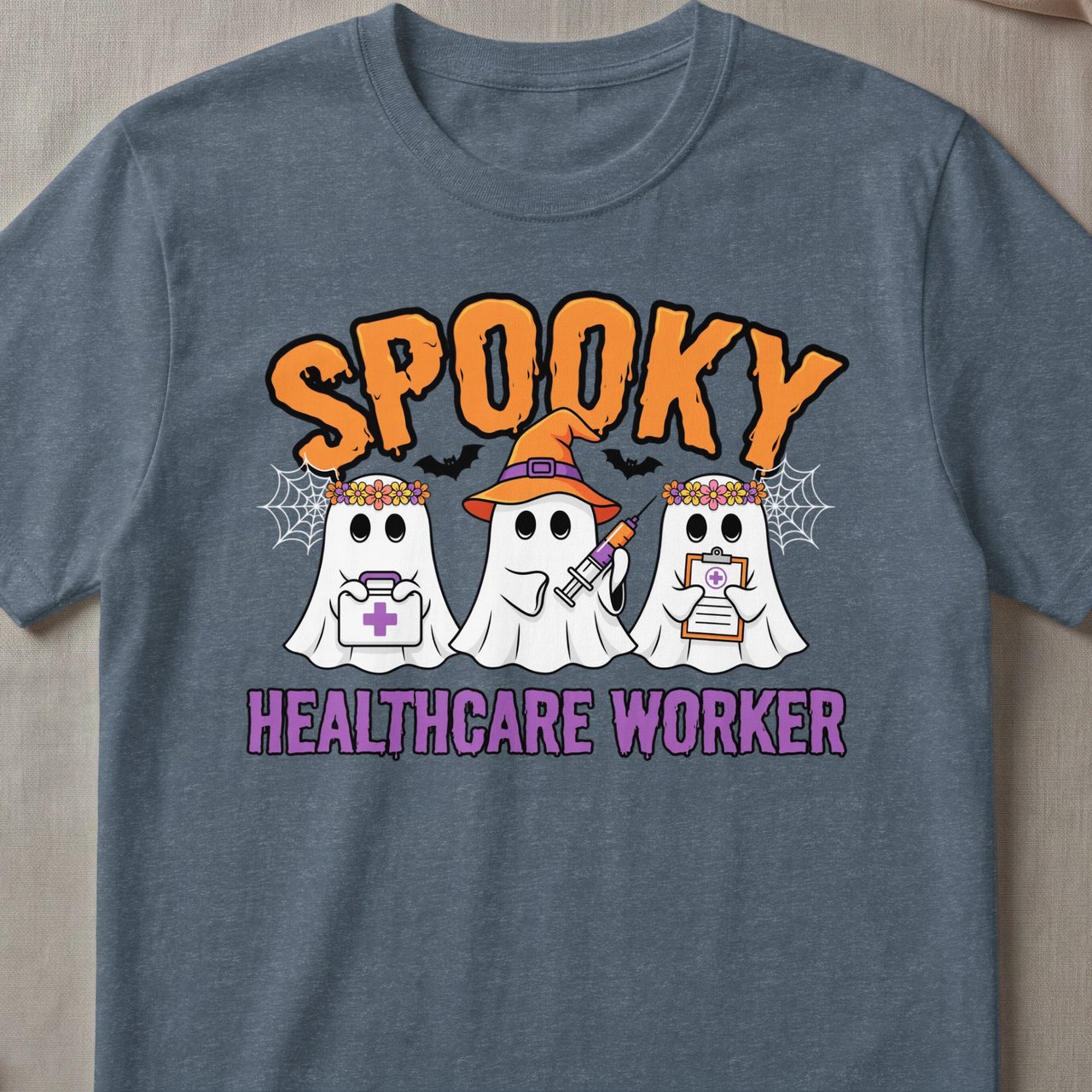 Spooky Healthcare Worker Tee