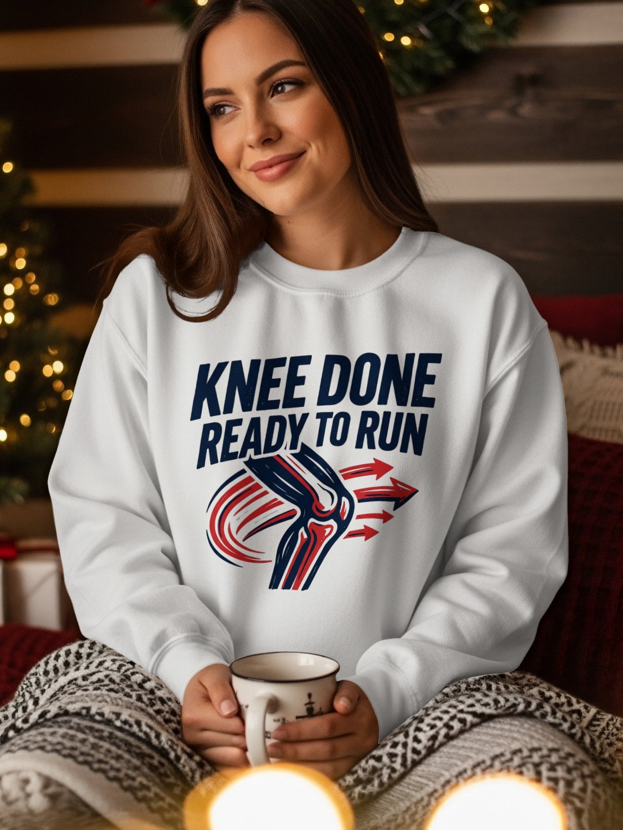 Knee Done Ready To Run T-Shirt: Knee Surgery Recovery, Post Operation Rehabilitation Apparel