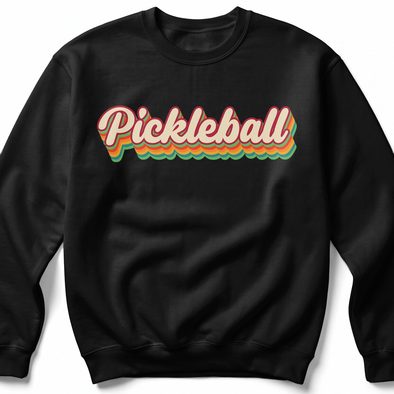 Pickleball Gildan Crewneck Sweatshirt, Pickleball, Court Warm Up Layer for Chilly Morning Matches and Lounge