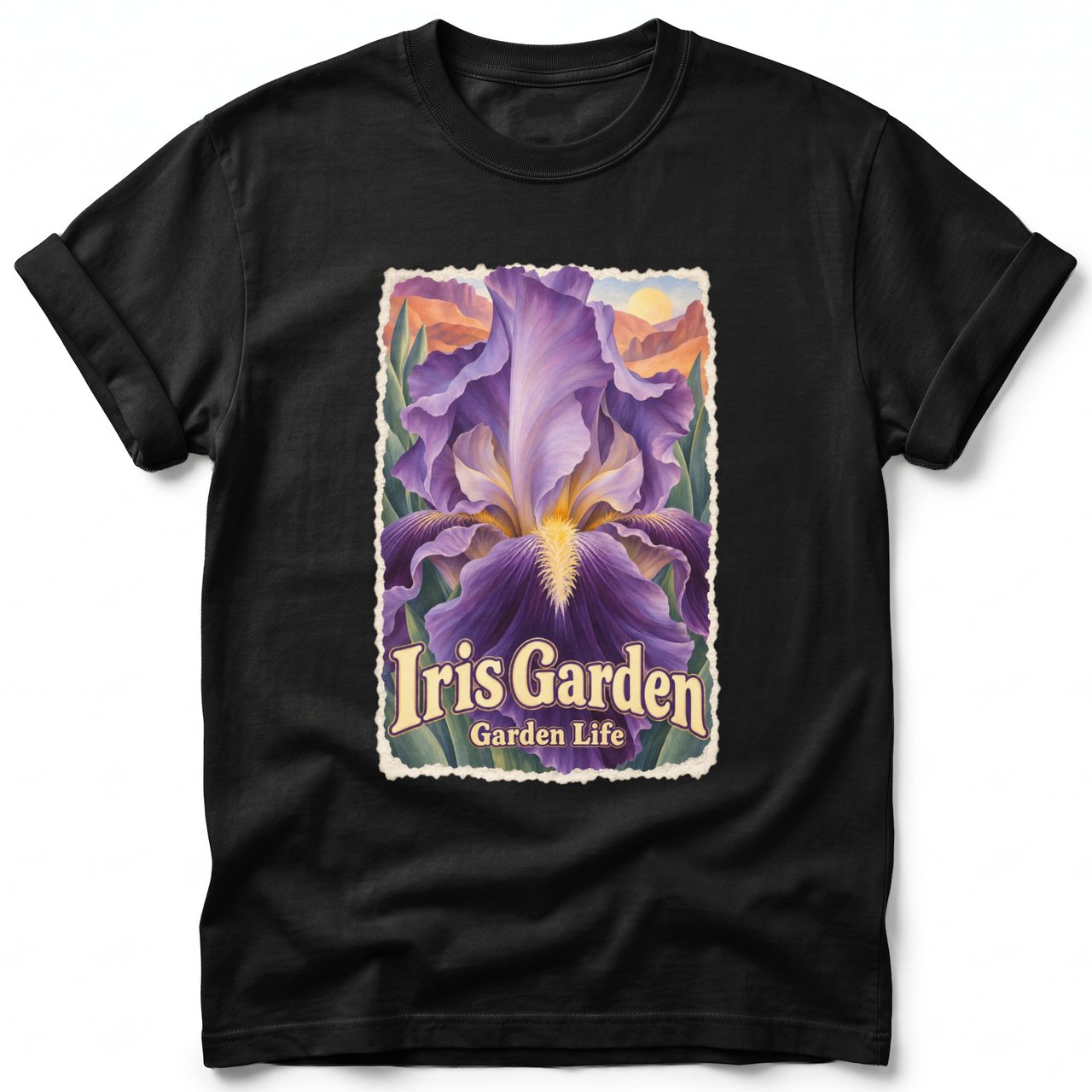 Iris Garden ~ Comfort Colors Premium Tee