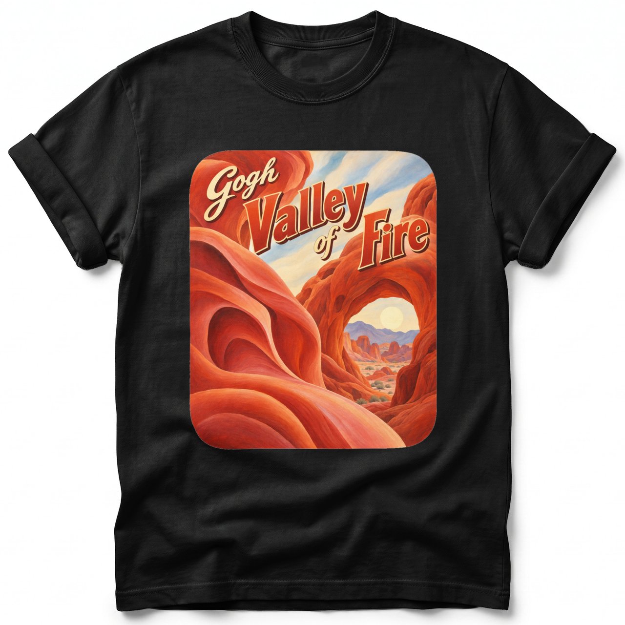 Gogh Valley of Fire ~ Comfort Colors Premium Tee