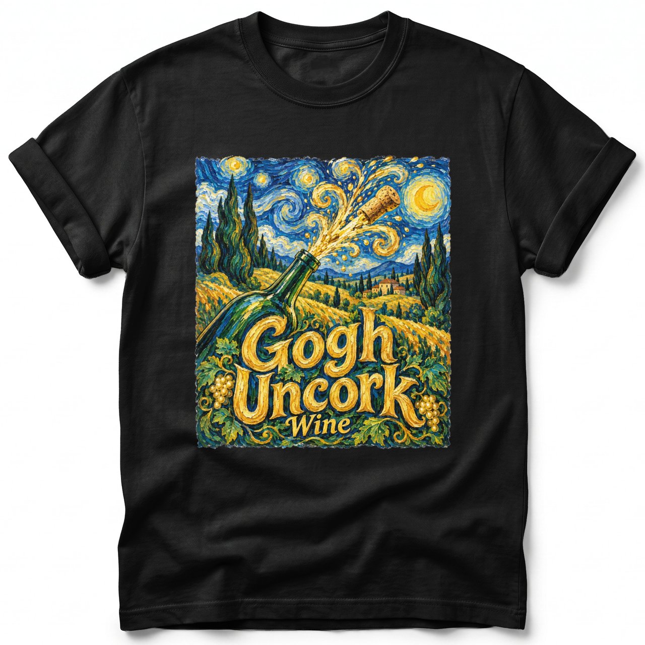 Gogh Uncork ~ Comfort Colors Premium Tee