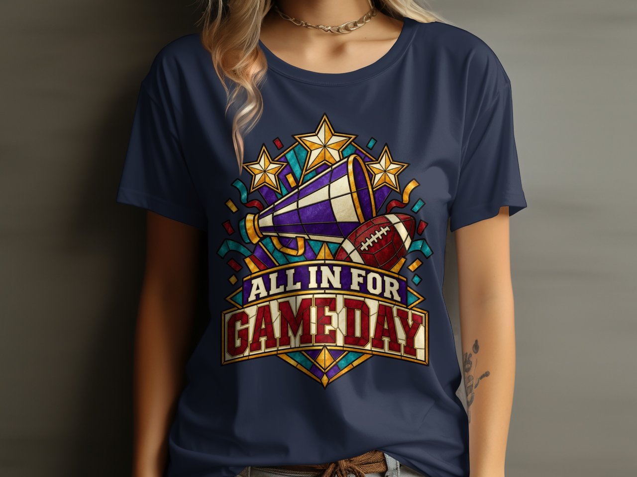 All In For Game Day Tee or Sweatshirt