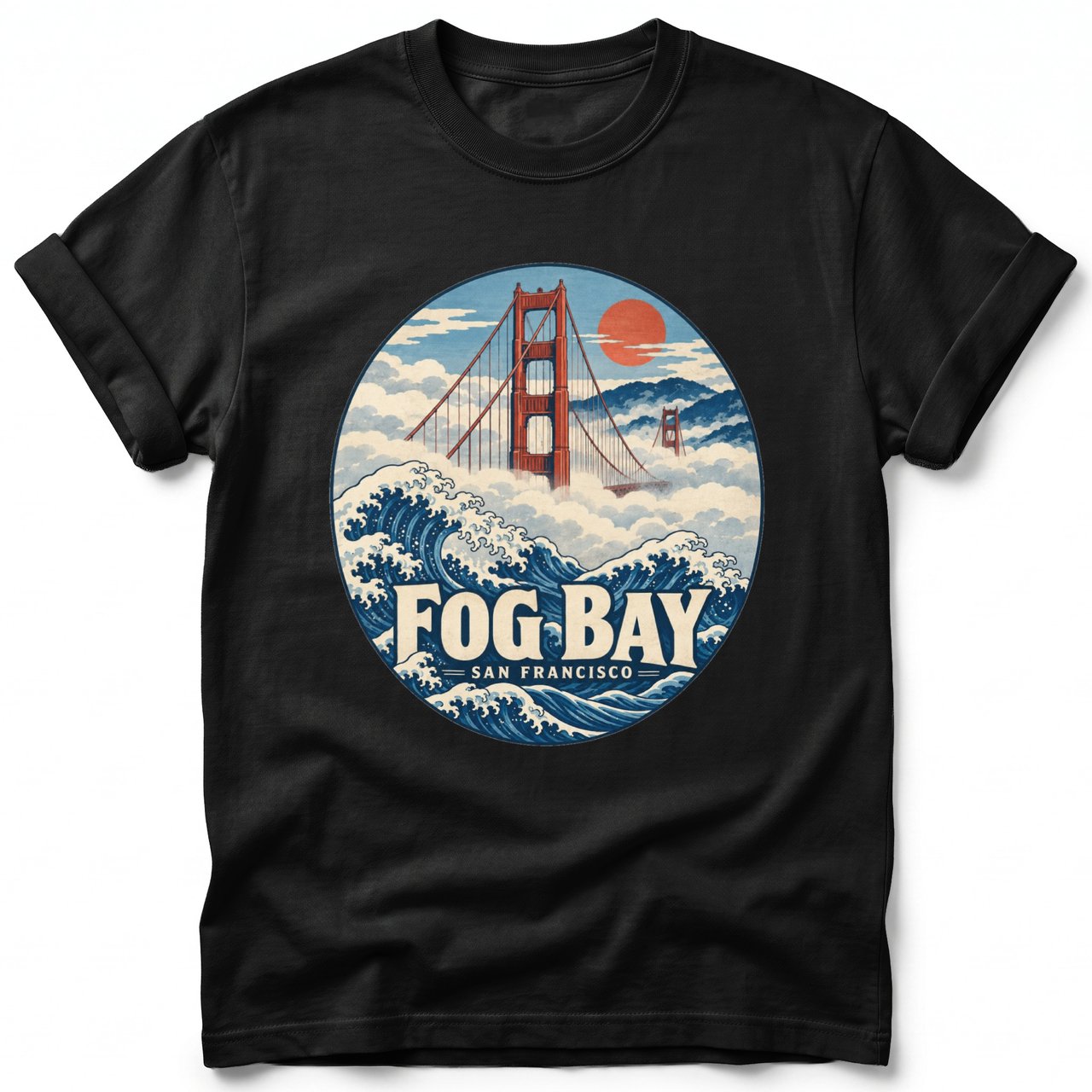 Fog Bay ~ Comfort Colors Premium Tee