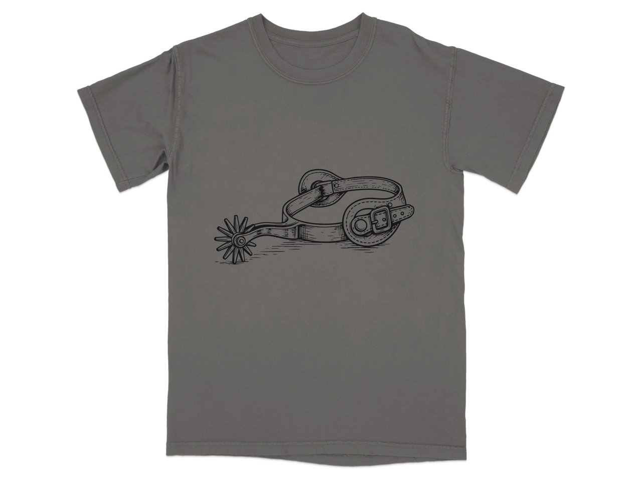 Vintage Spur Engraving T-Shirt