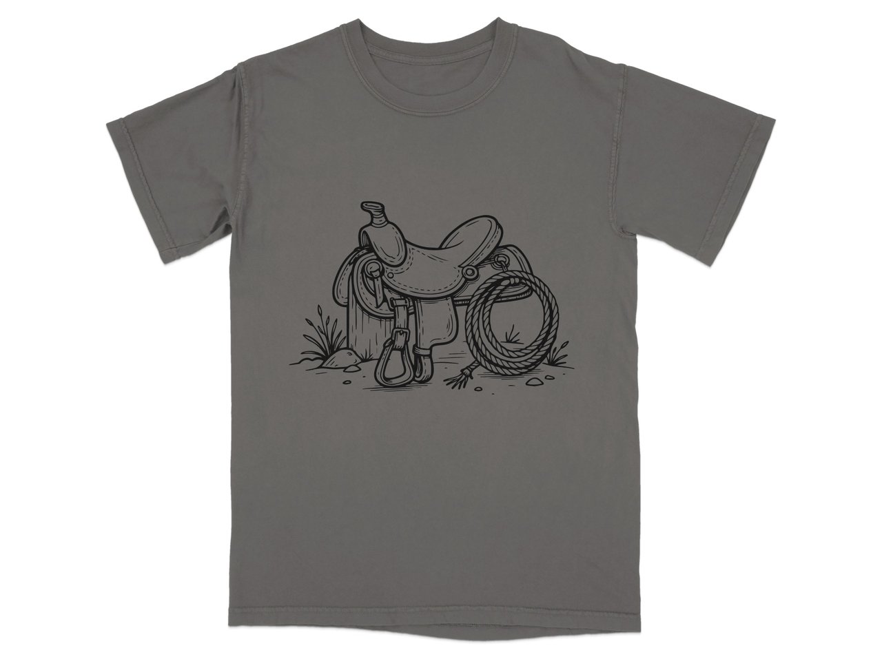 Vintage Western Saddle T-Shirt