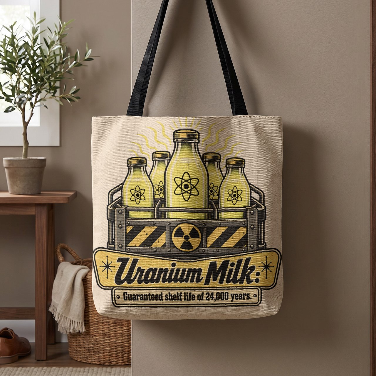Uranium Milk Tote Bag