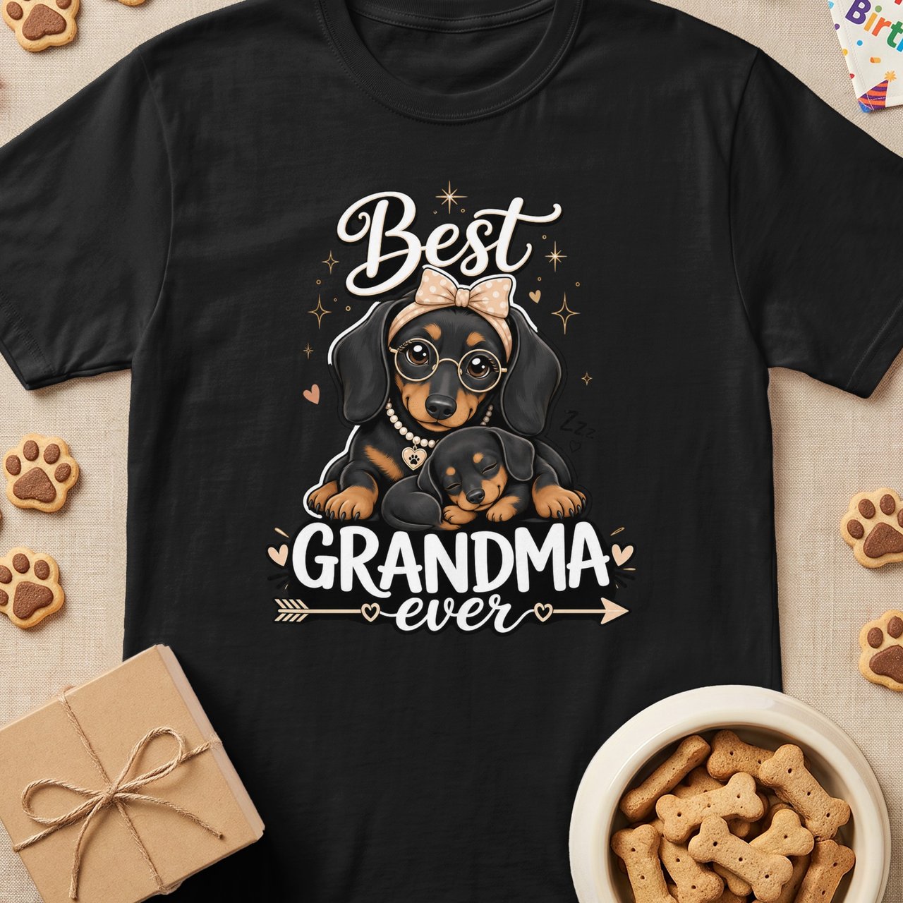 Best Grandma Ever Dachshund Tee