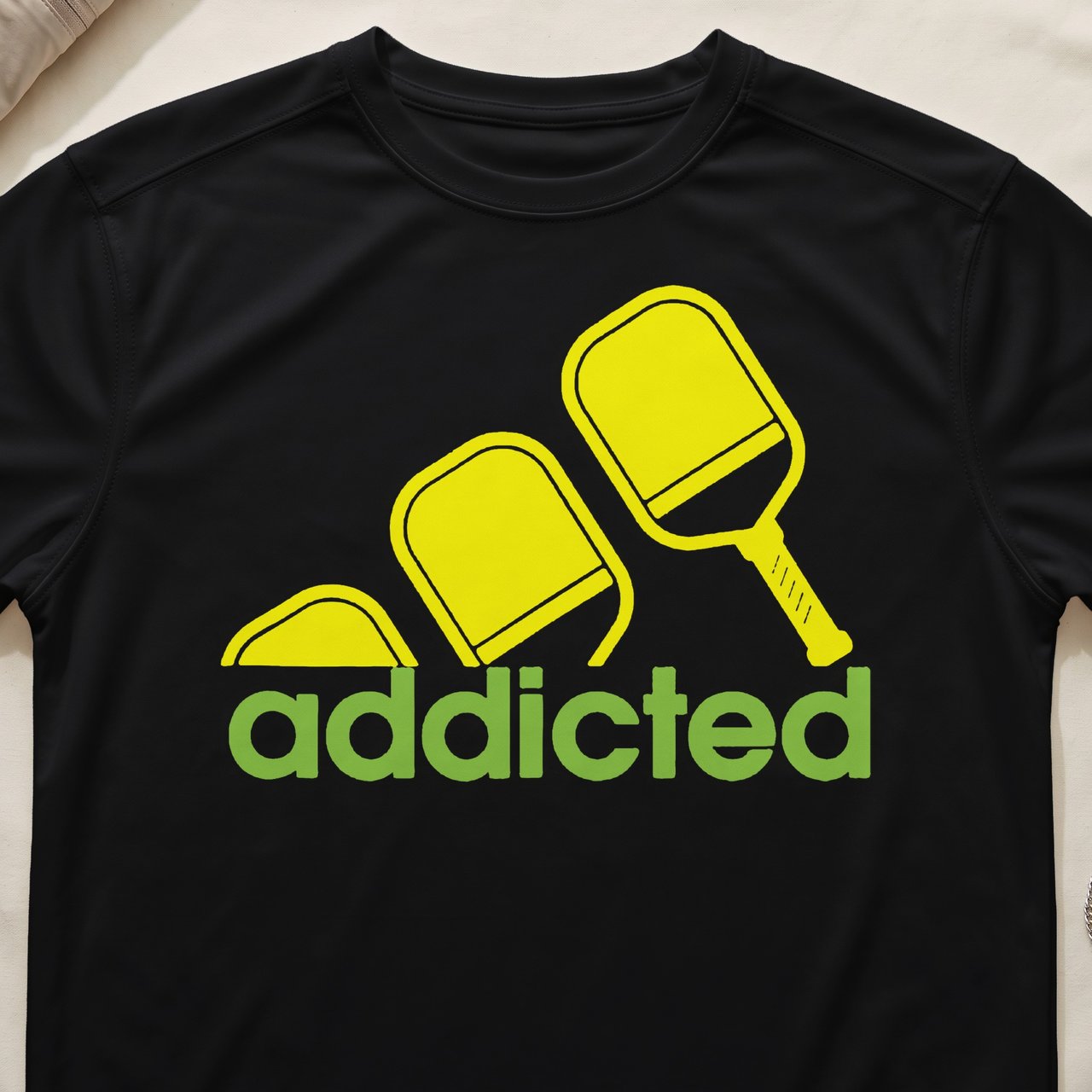 Pickleball Sport-Tek Performance Tee, addicted, Moisture-Wicking Athletic Court Apparel