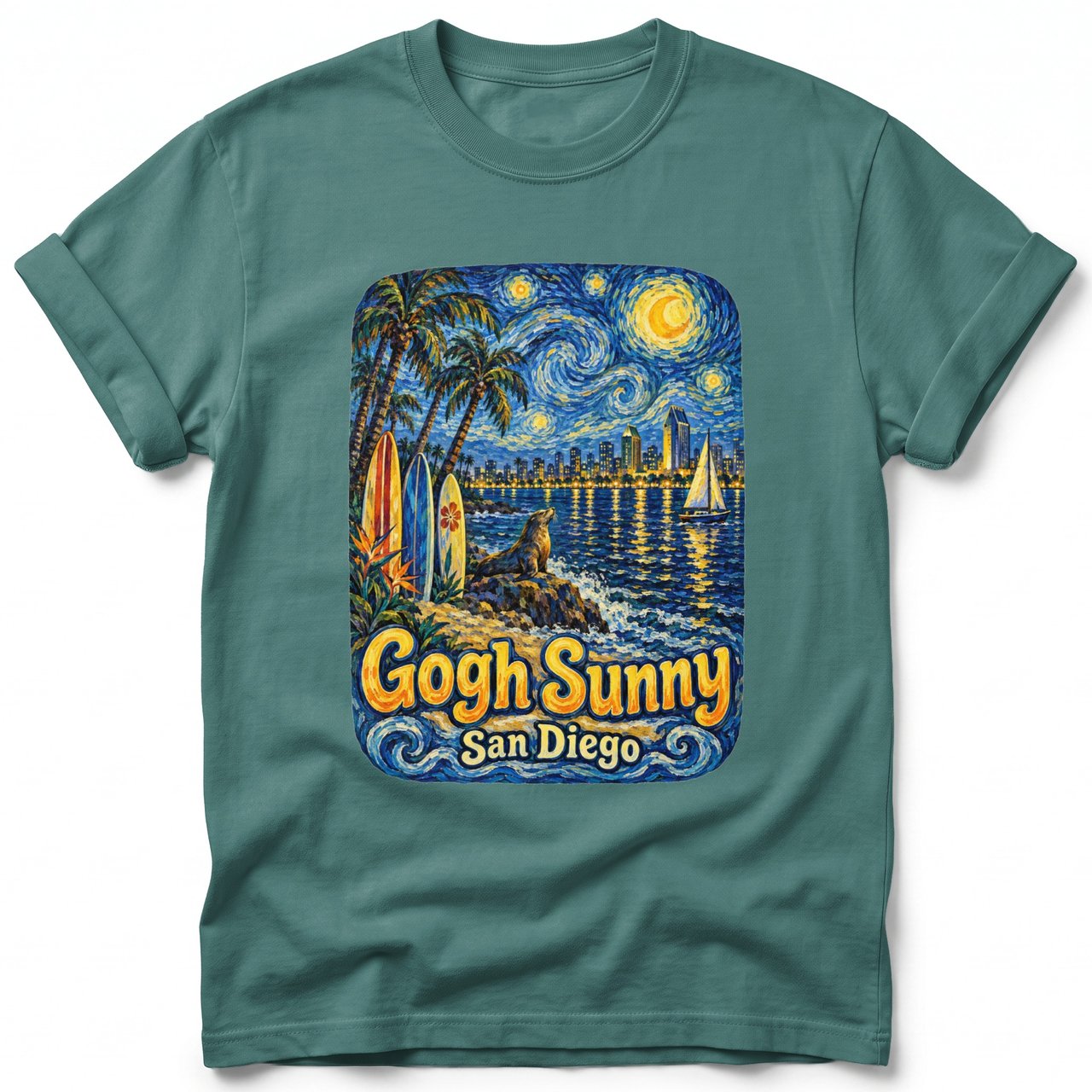 Gogh Sunny ~ Comfort Colors Premium Tee