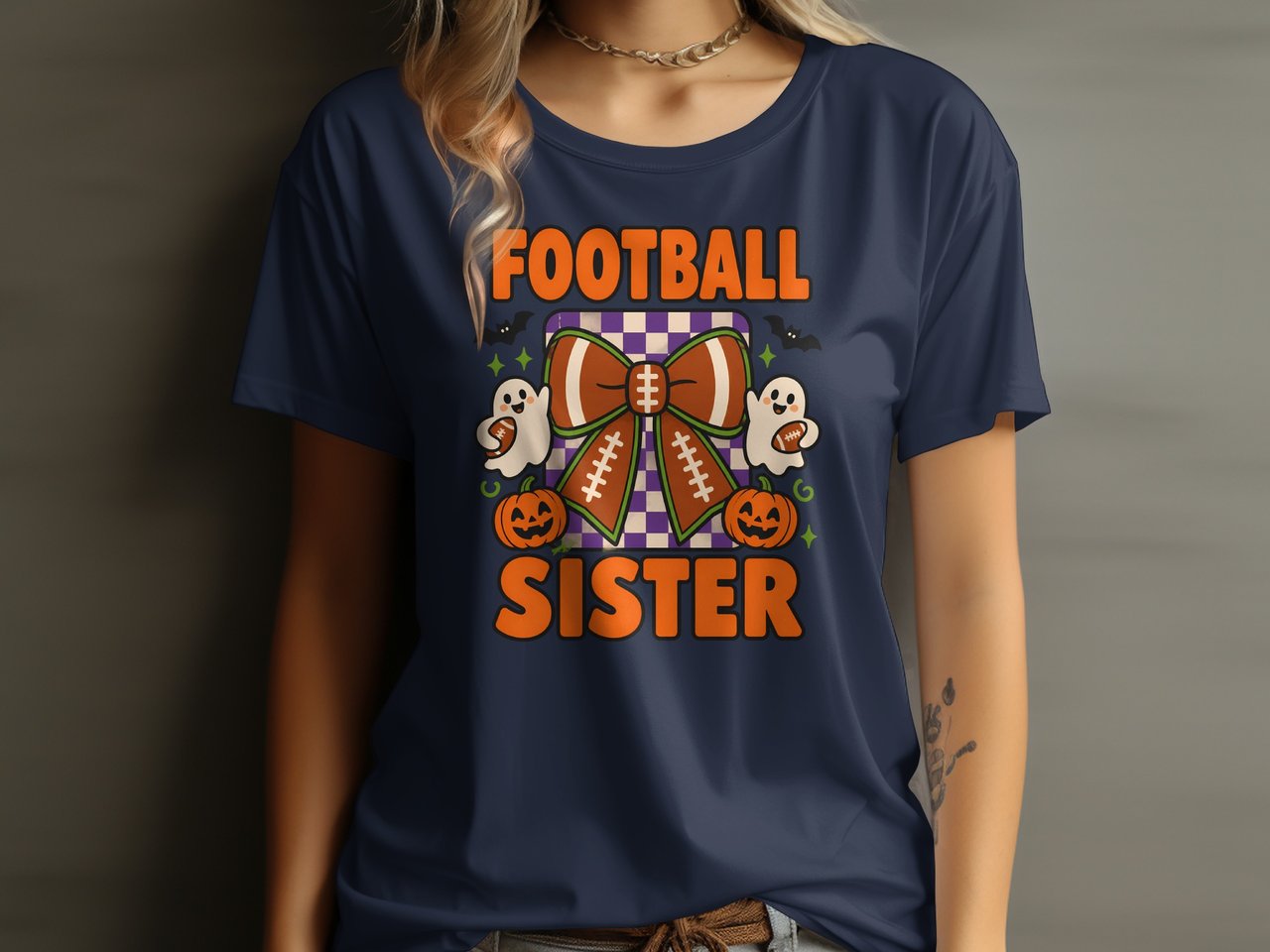 Football Sister Tee or Sweatshirt