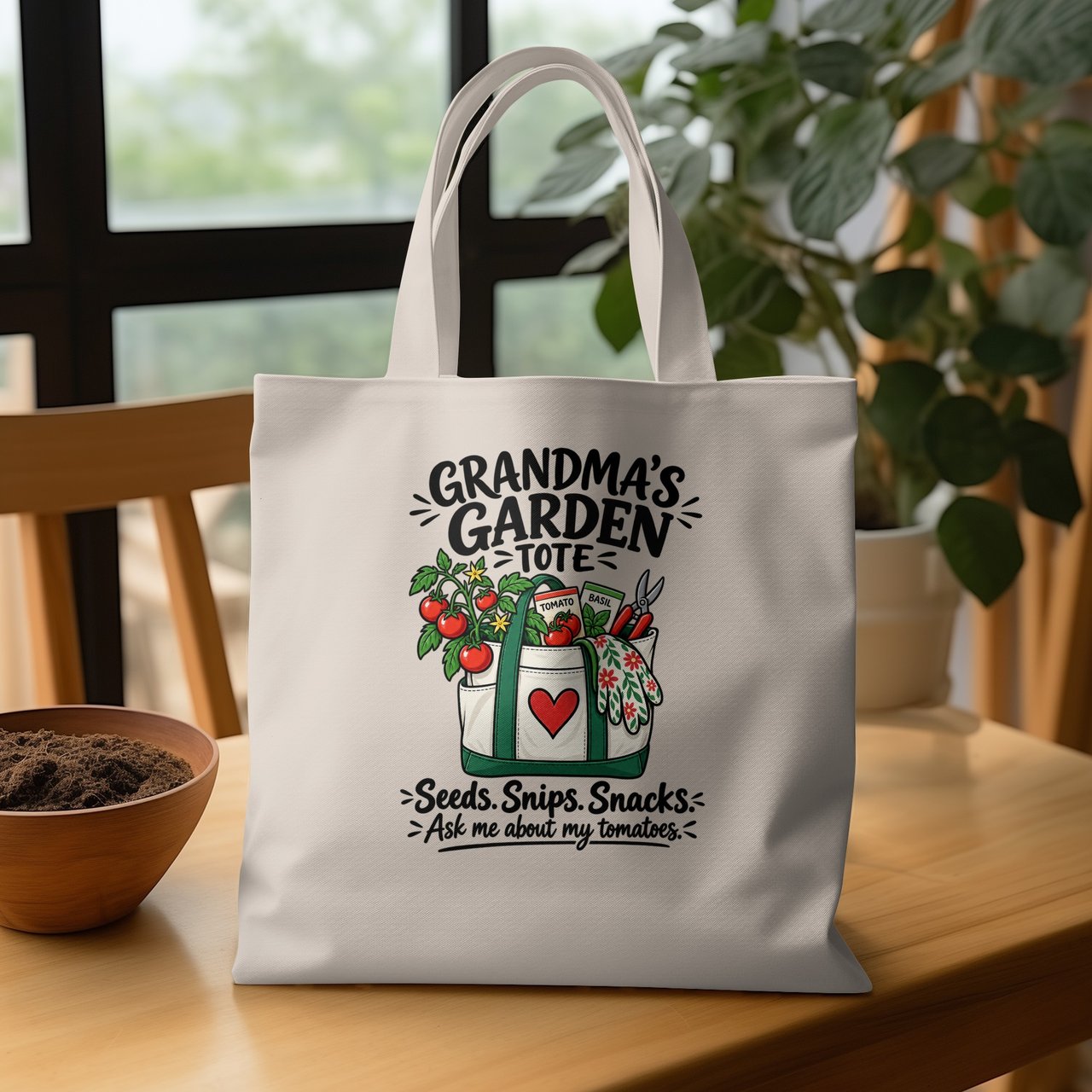Grandma's Garden Tote Bag