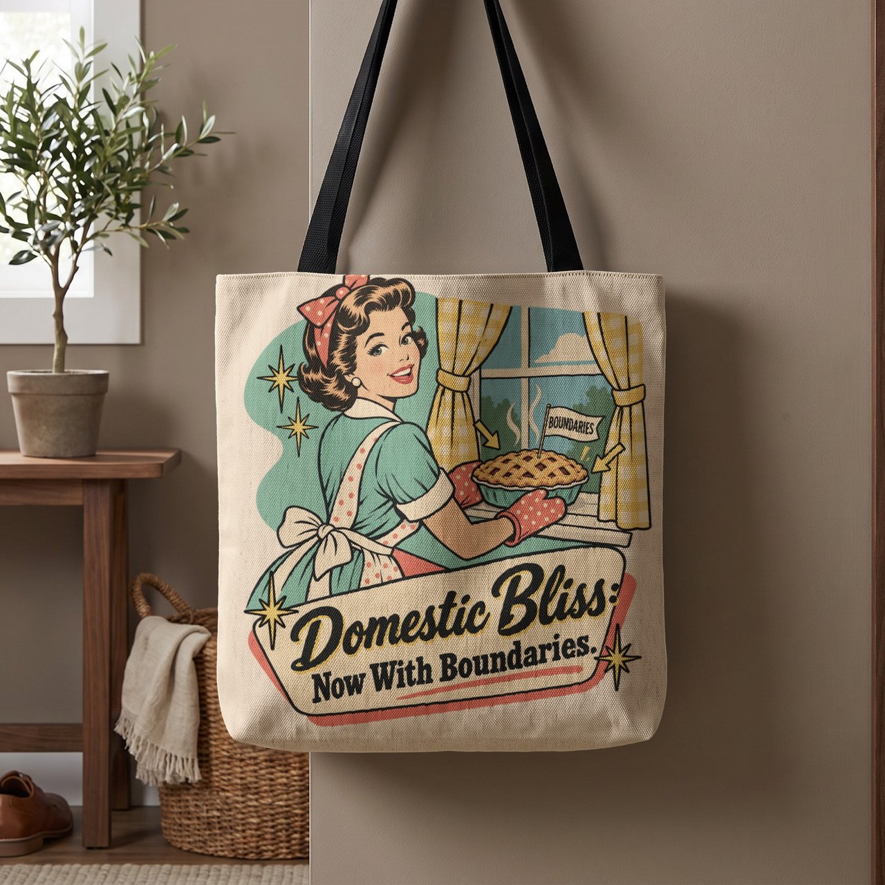 Domestic Bliss Boundaries Tote Bag
