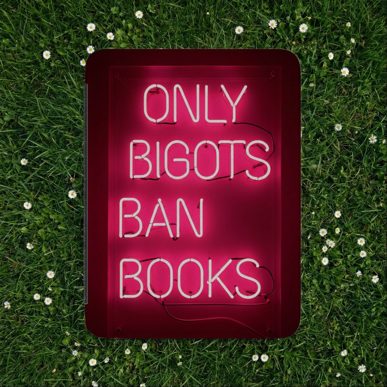 Only Bigots Ban Books Kindle Case
