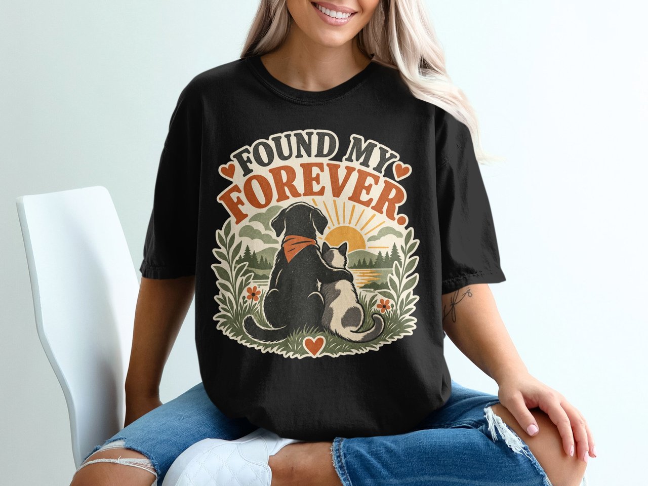 Found My Forever Dog and Cat Tee