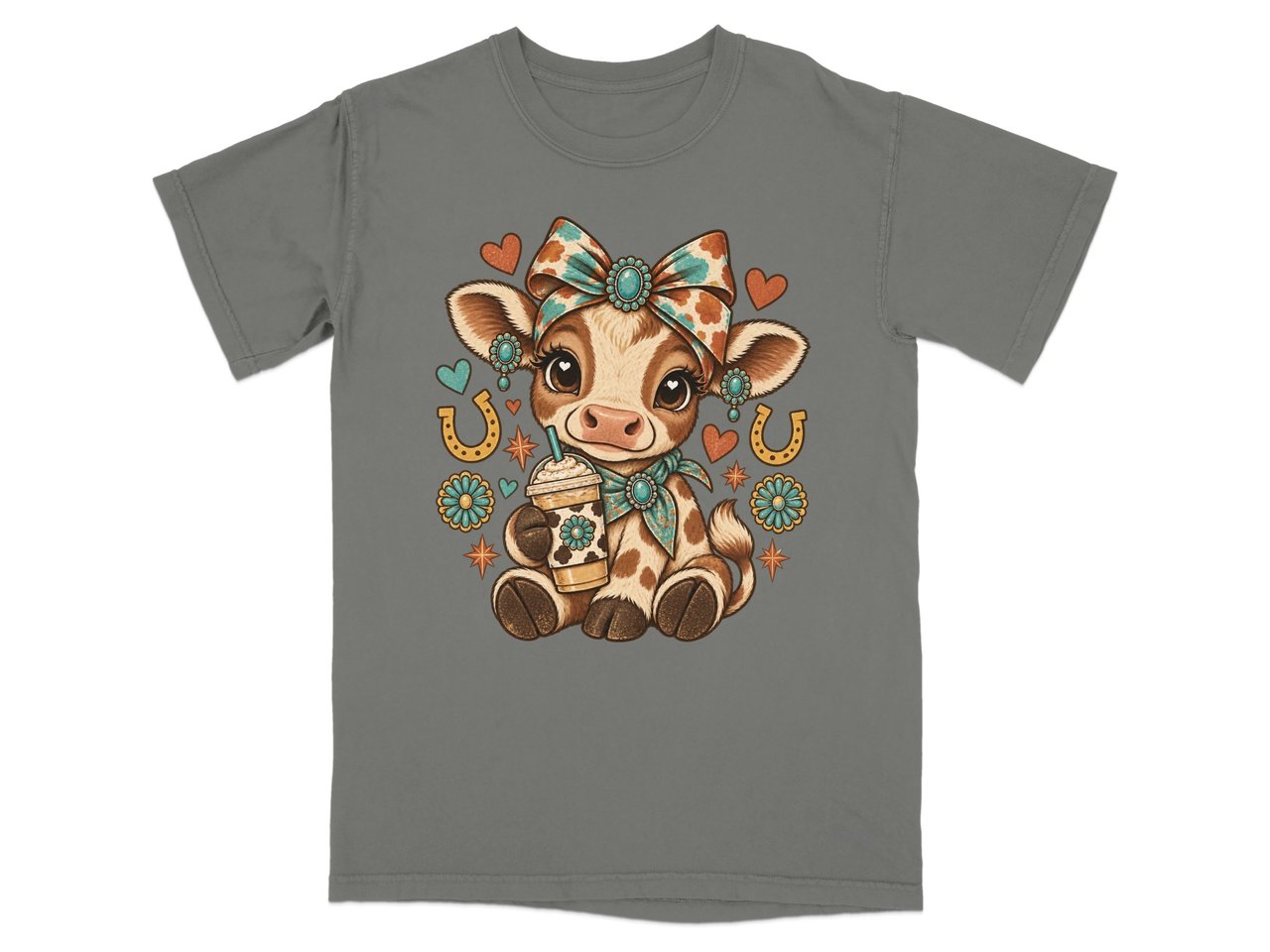 Western Cow Iced Coffee Tee