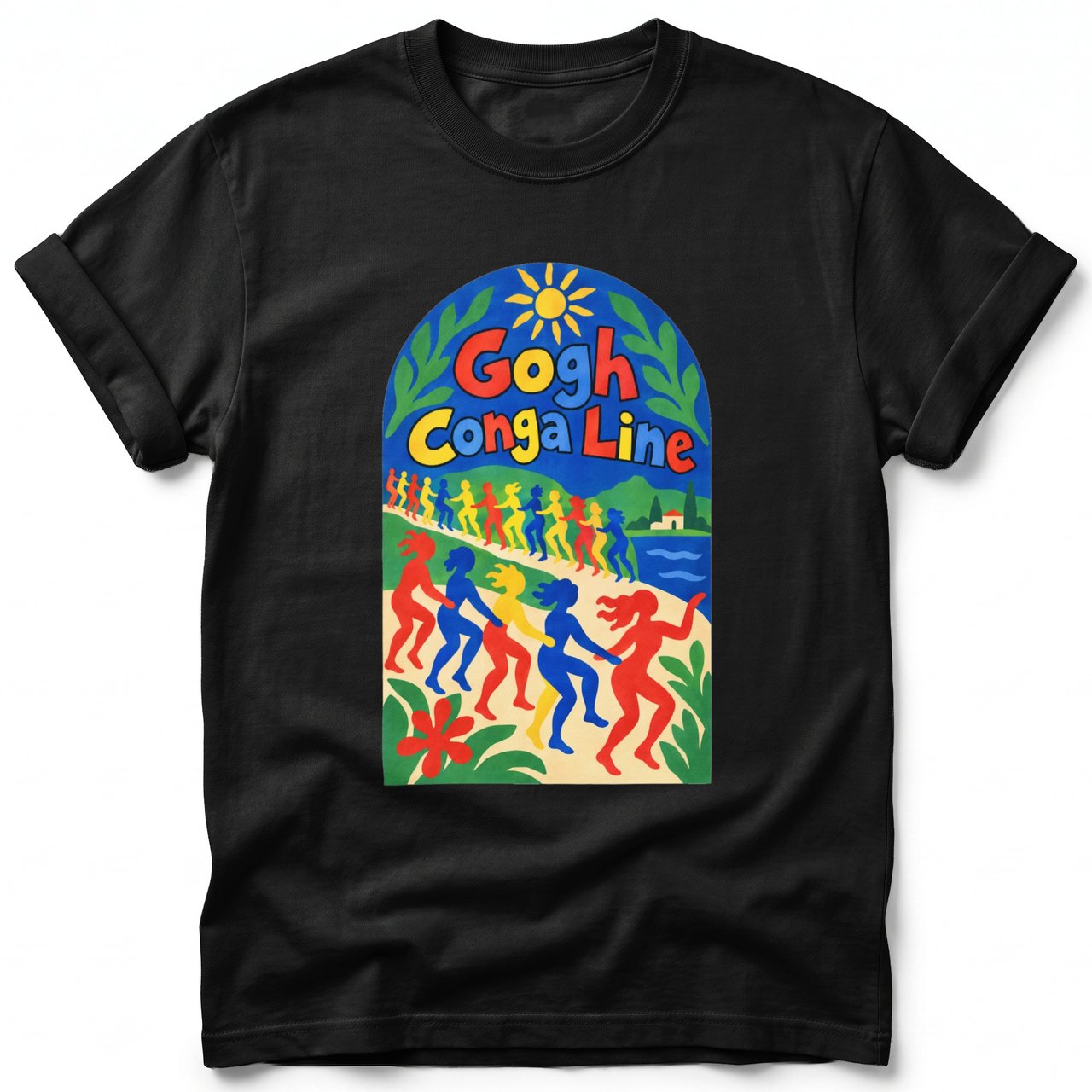 Gogh Conga Line ~ Comfort Colors Premium Tee