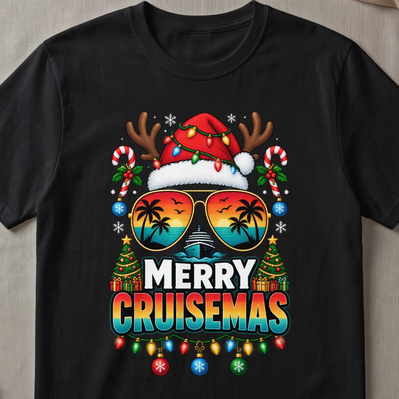 Merry Cruisemas Tropical T-Shirt