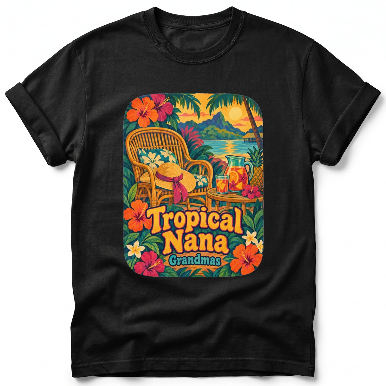 Tropical Nana ~ Comfort Colors Premium Tee