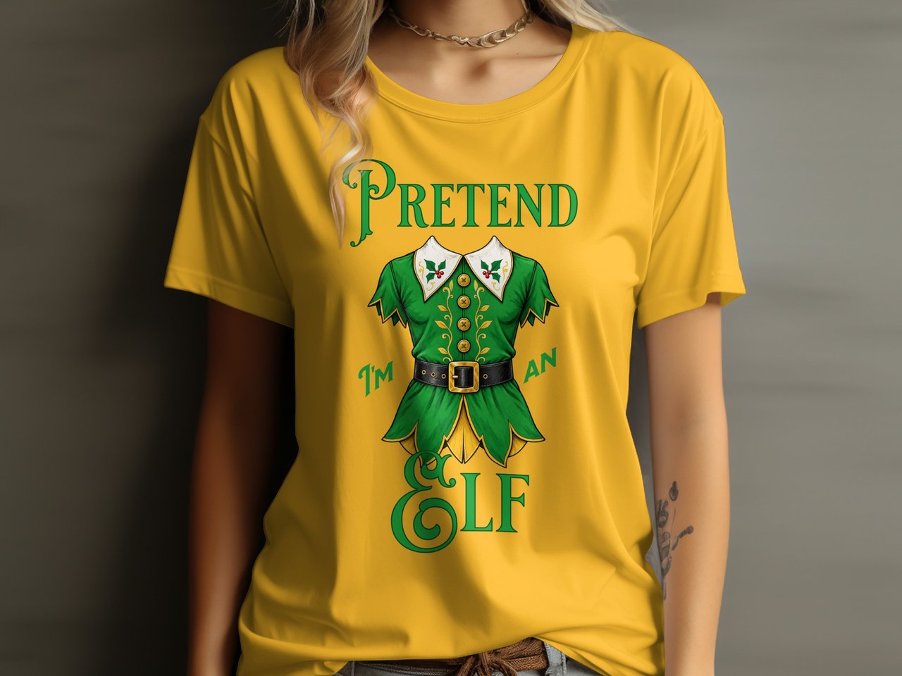 Pretend I'm An Elf Tee
