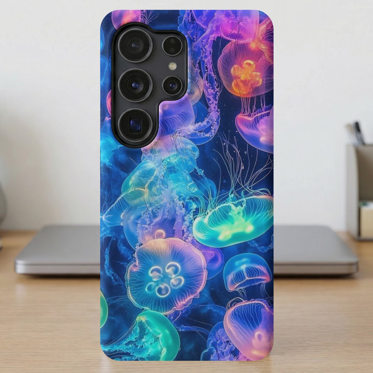 Bioluminescent Jellyfish MagSafe® Phone Case