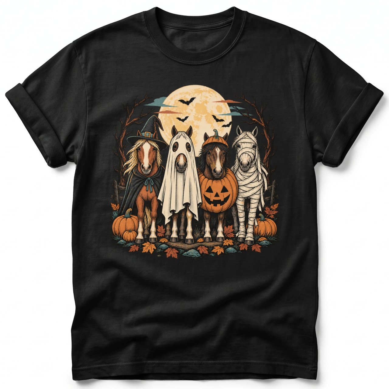 Halloween Costume Horses Tee