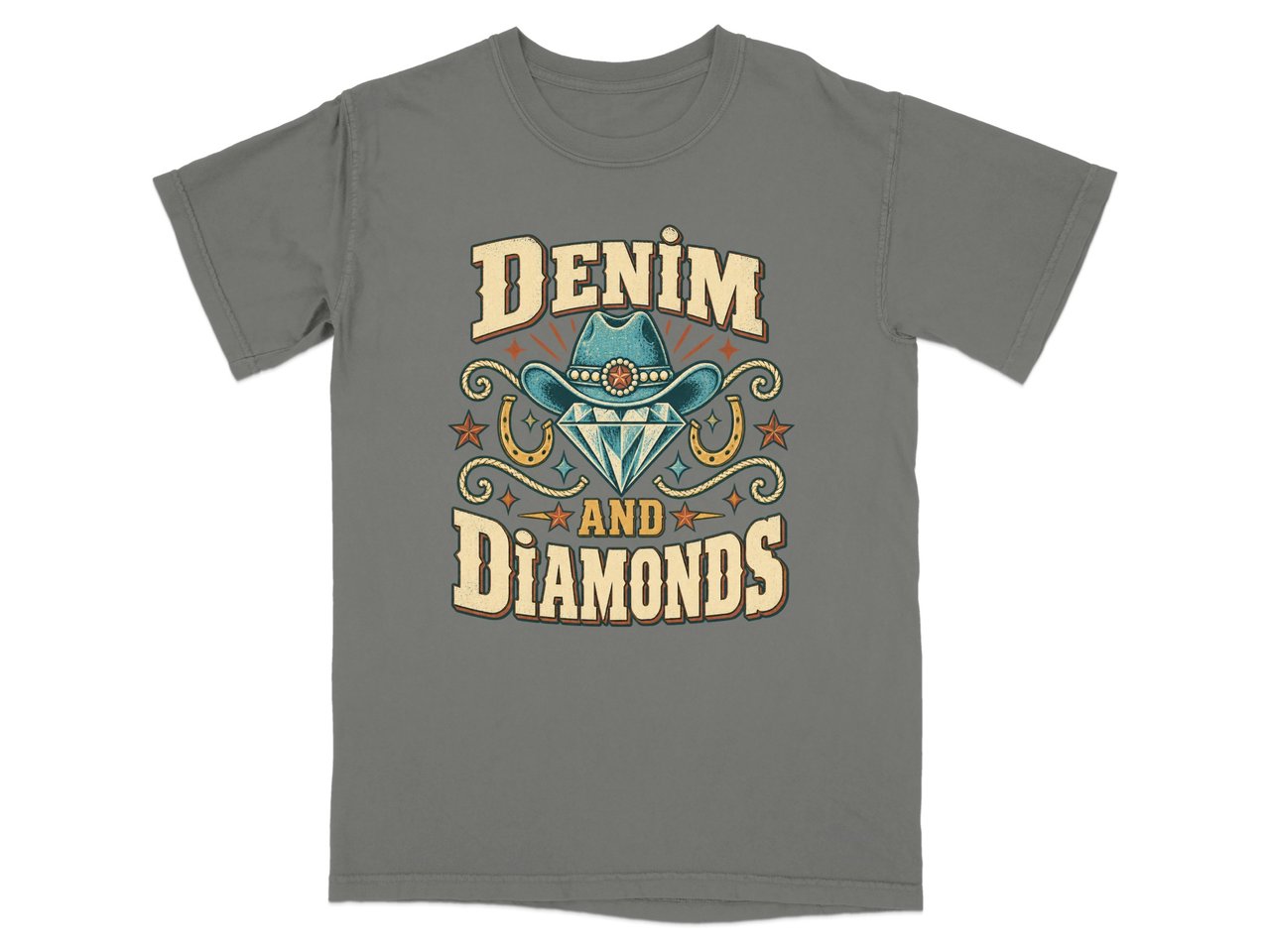 Denim and Diamonds Tee