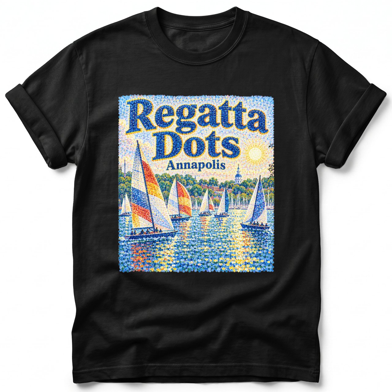 Regatta Dots ~ Comfort Colors Premium Tee