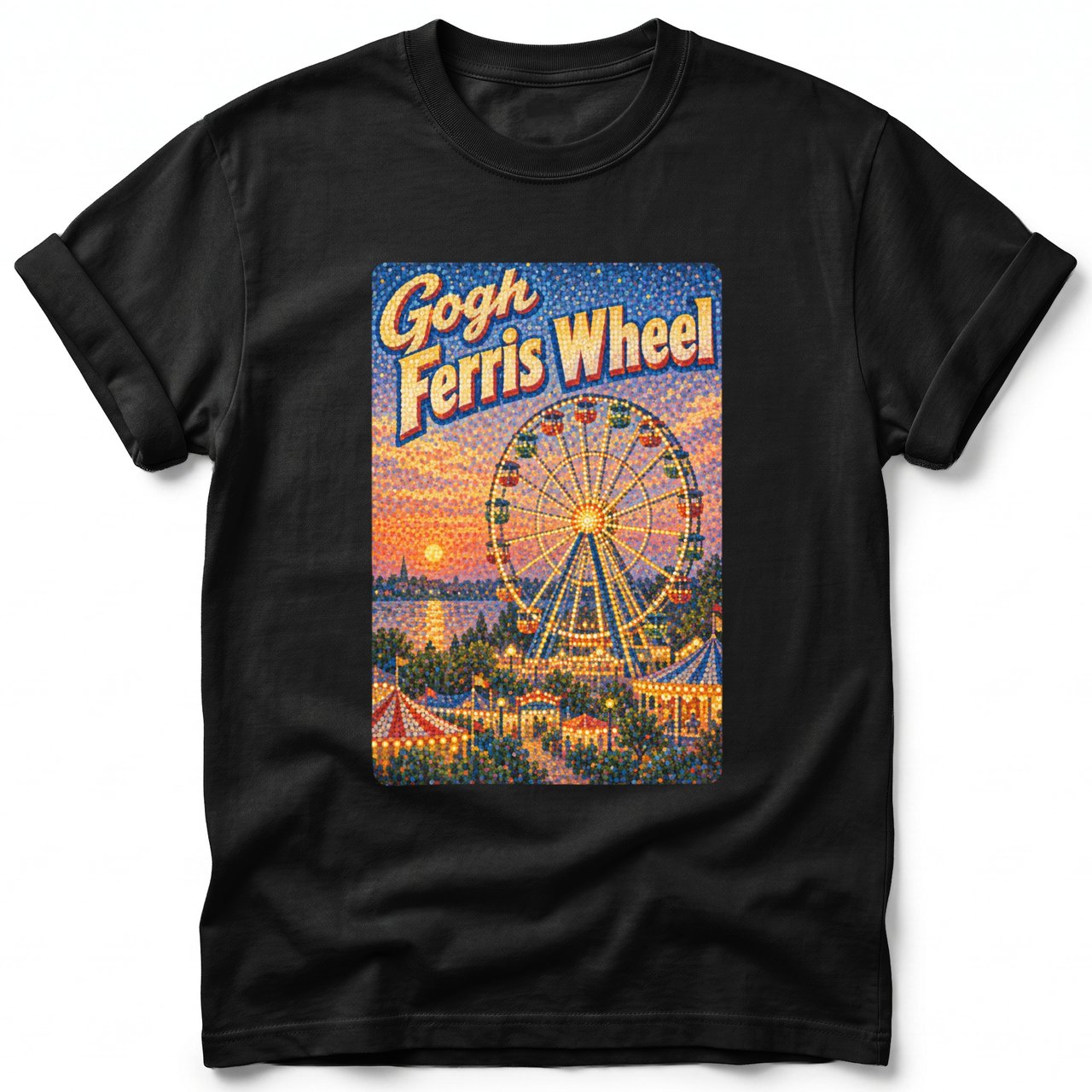 Gogh Ferris Wheel ~ Comfort Colors Premium Tee