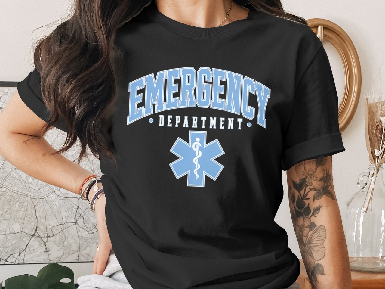 Emergency Department T-Shirt: Retro Nurse ER Medical Care Appreciation Apparel