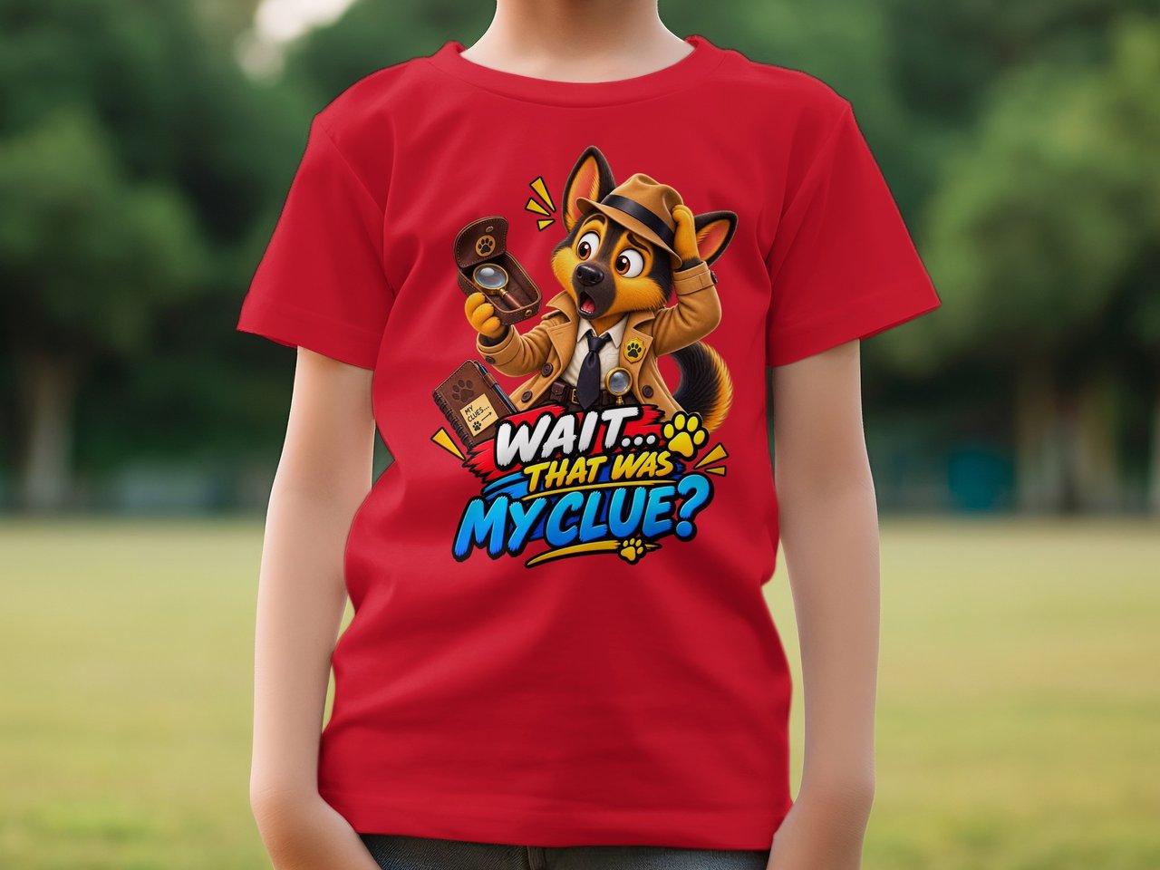 Detective Chase the Dog My Clue Tee