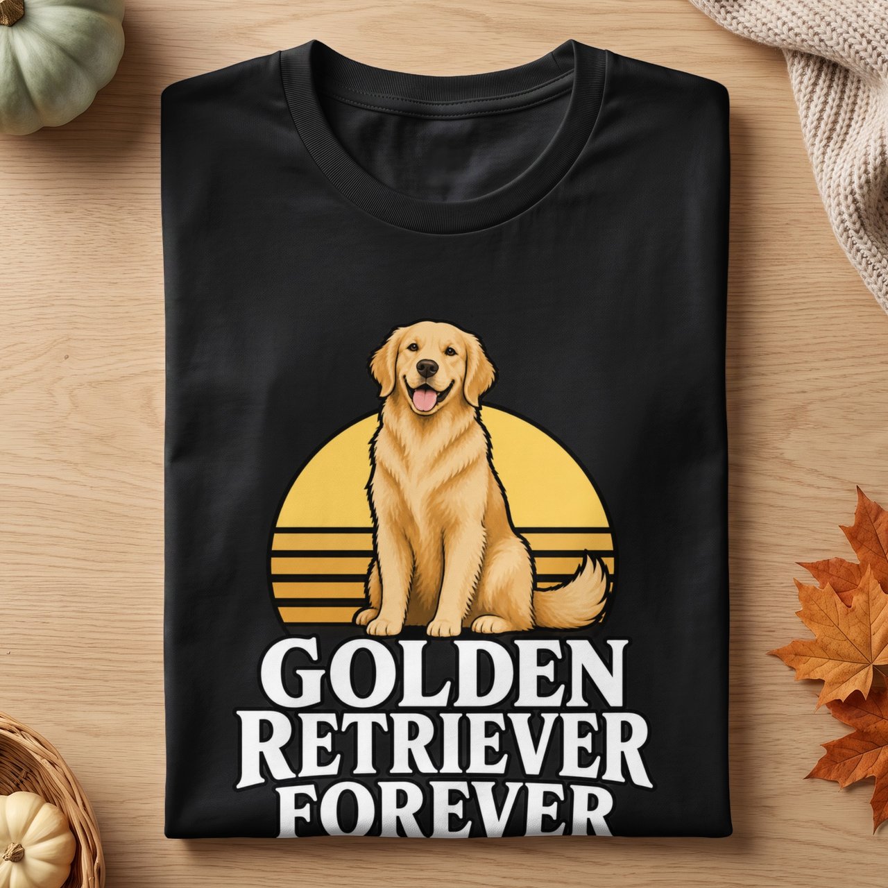Golden Retriever Forever Tee