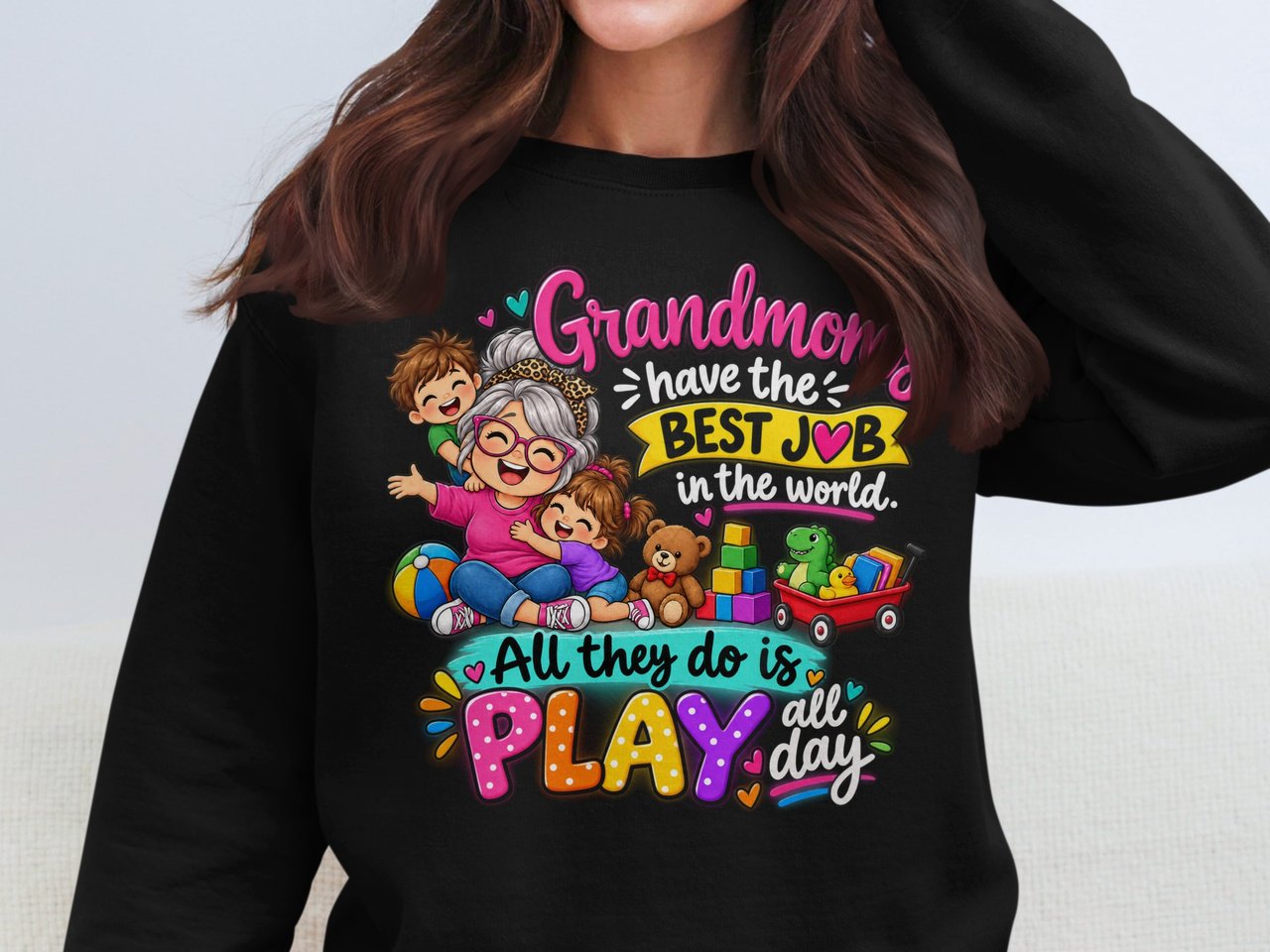 Grandmoms Have The Best Job Shirt