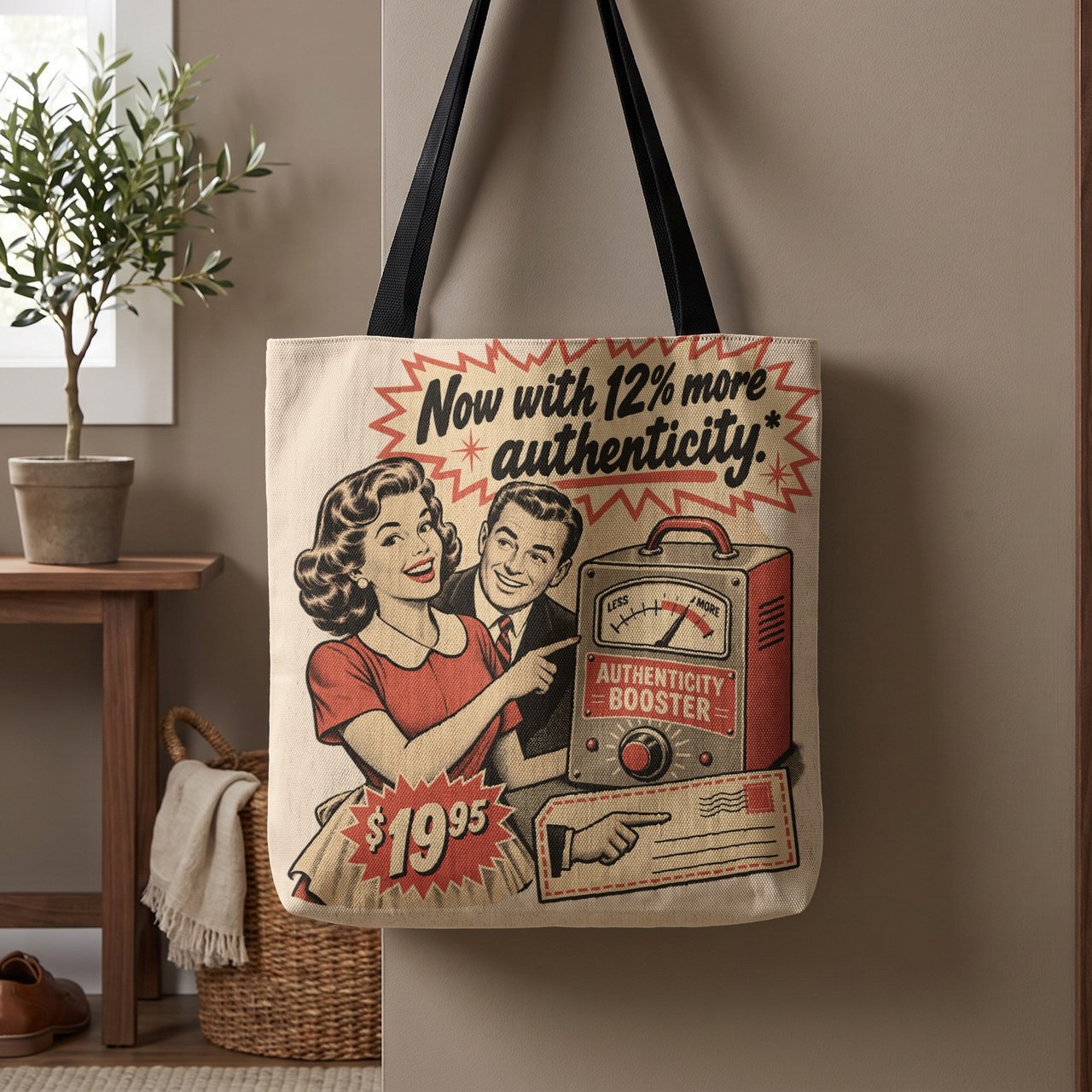 Authenticity Booster Tote Bag