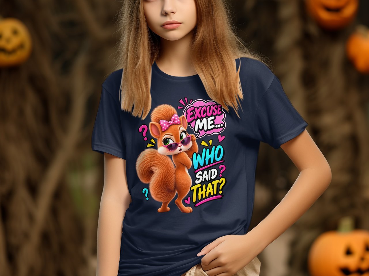 Excuse Me Sally the Squirrel Tee