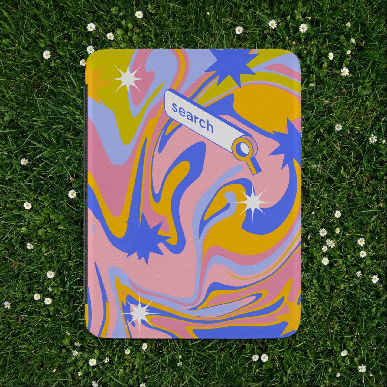 Groovy Search Bar Kindle Case