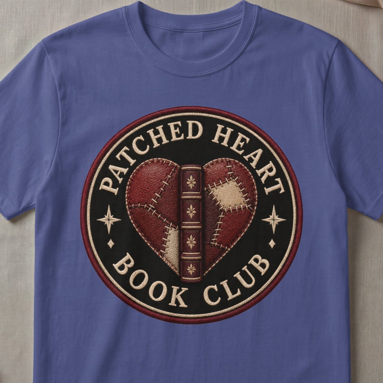 Patched Heart Book Club Tee