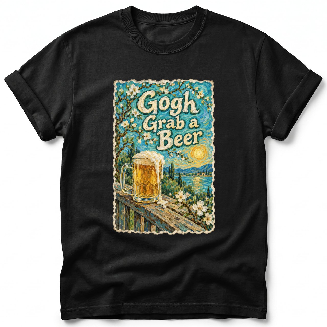 Gogh Grab a Beer ~ Comfort Colors Premium Tee