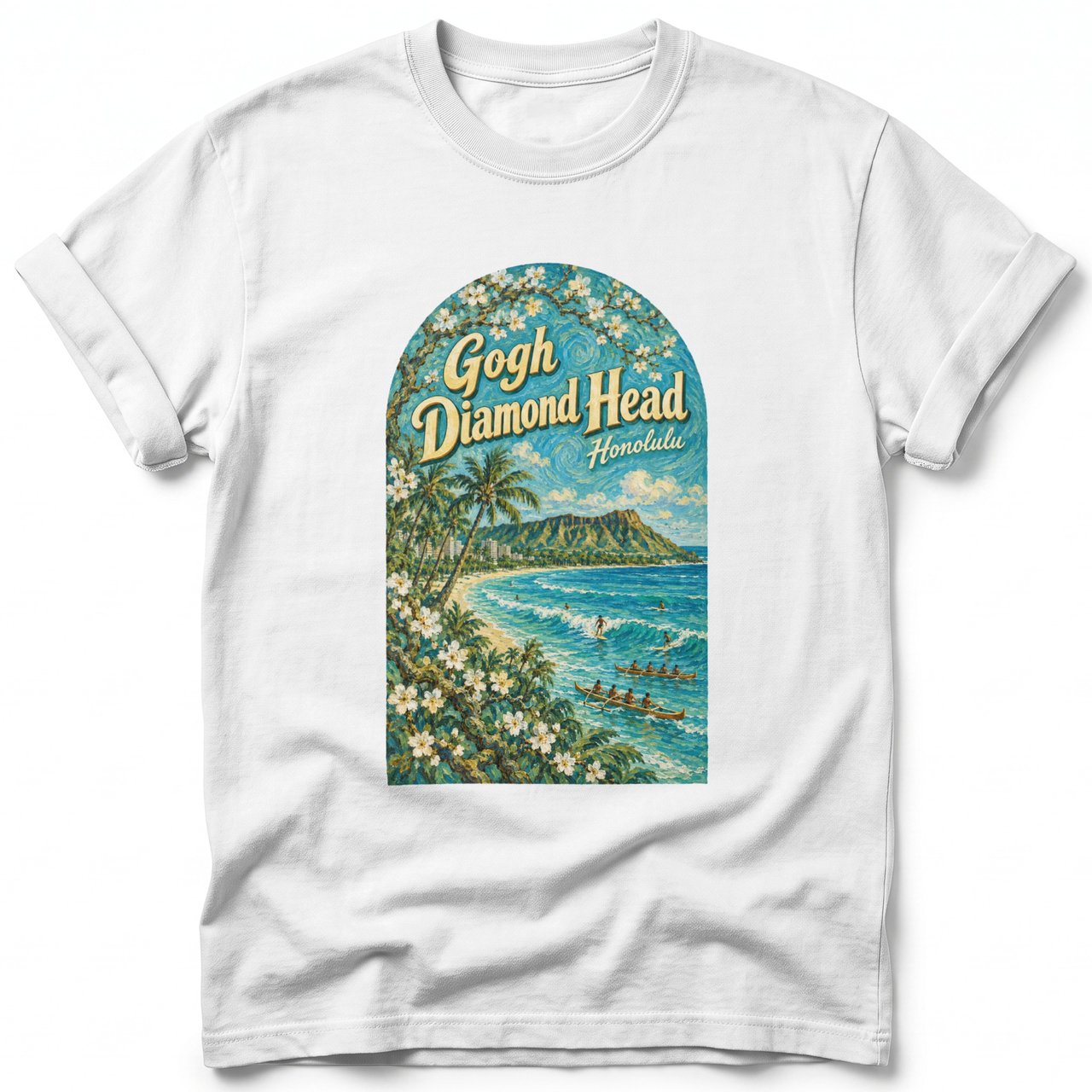 Gogh Diamond Head ~ Comfort Colors Premium Tee