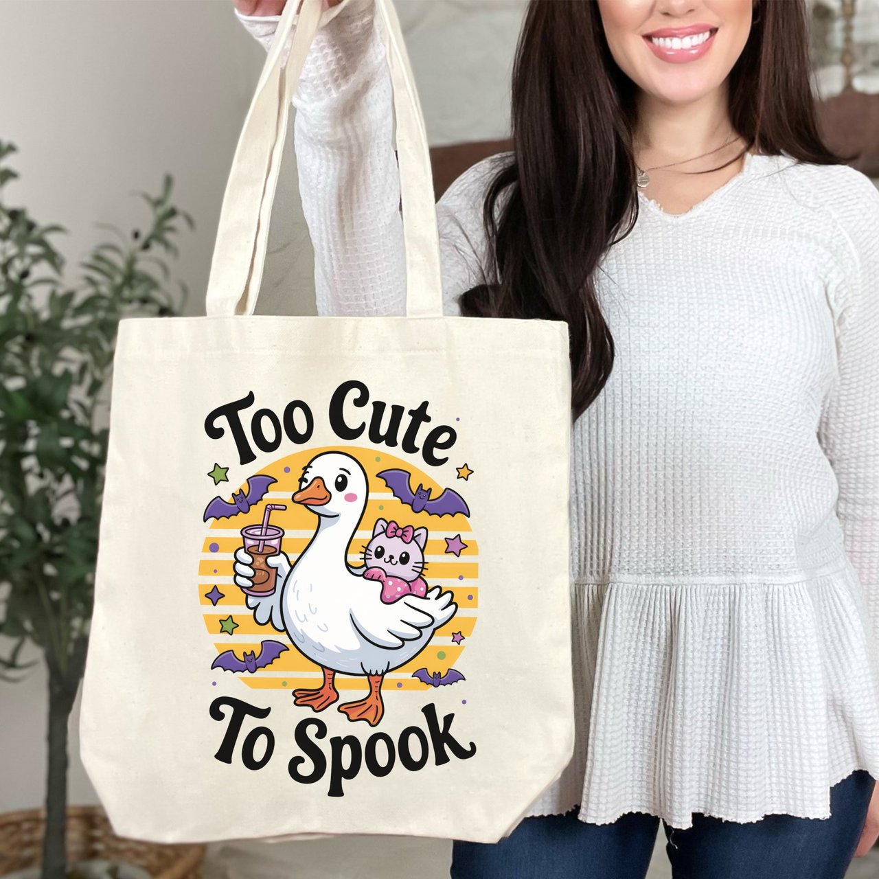 Too Cute To Spook Tote Bag
