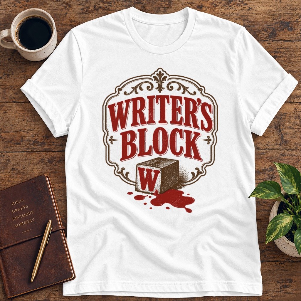 Writer's Block, Solid Hardwood Softstyle Tee
