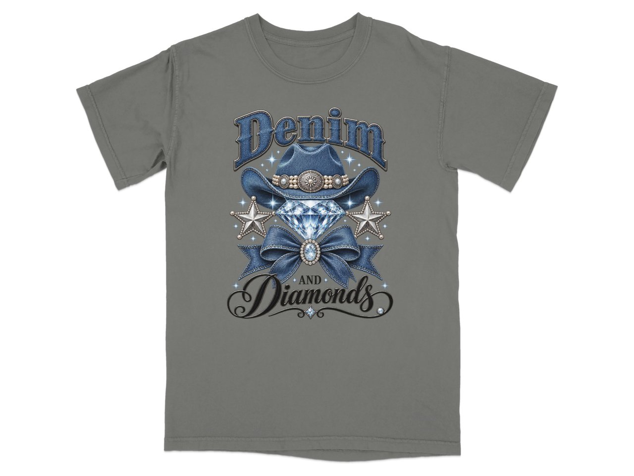 Denim and Diamonds Tee