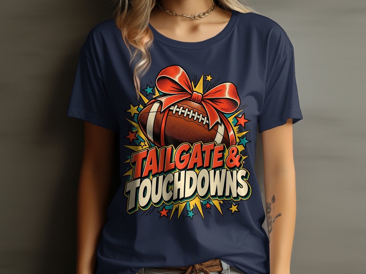 Tailgate and Touchdowns Tee or Sweatshirt