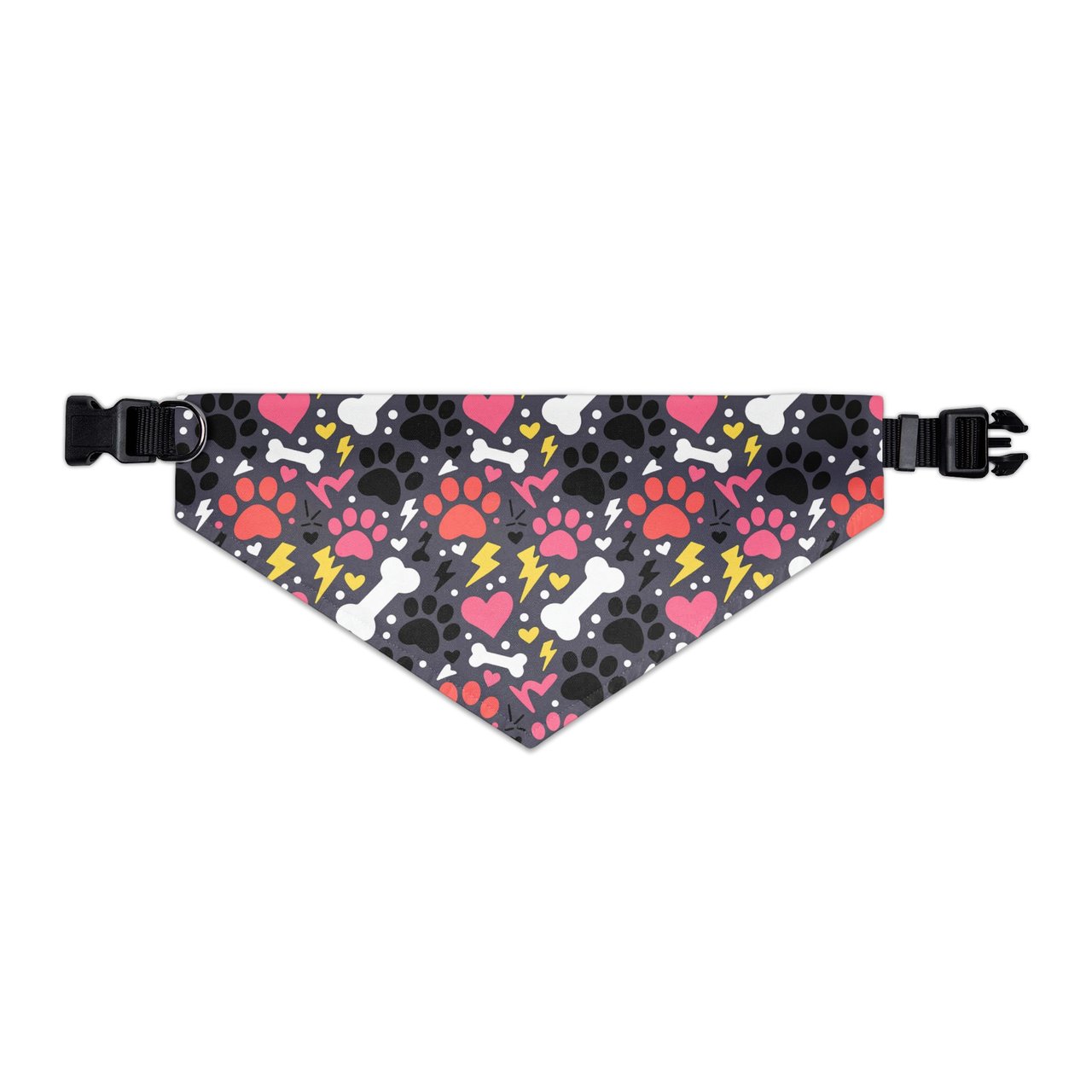 Playful Paws Pet Bandana | Colorful Dog Bandana | Cute Pet Accessory | Dog Lover Gif